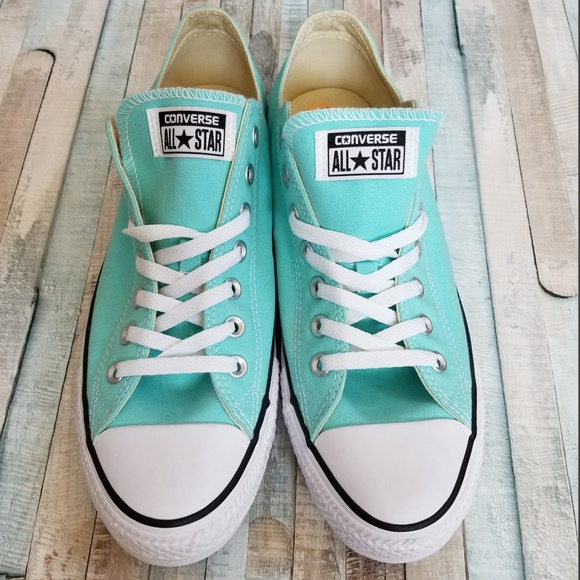 converse all star mint green